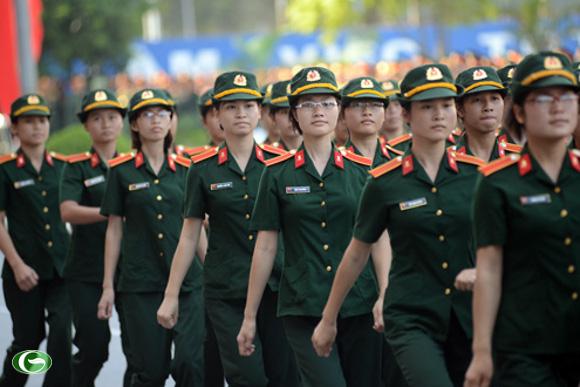 Các nữ quân nhân chuyên nghiệp xinh đẹp của bộ đội Việt Nam