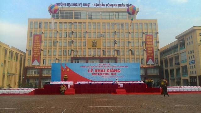 Chỉ tiêu ĐH kỹ thuật hậu cần công an nhân dân năm 2016